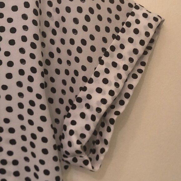 Max Studio short-sleeve blouse sz S - Picture 6 of 10